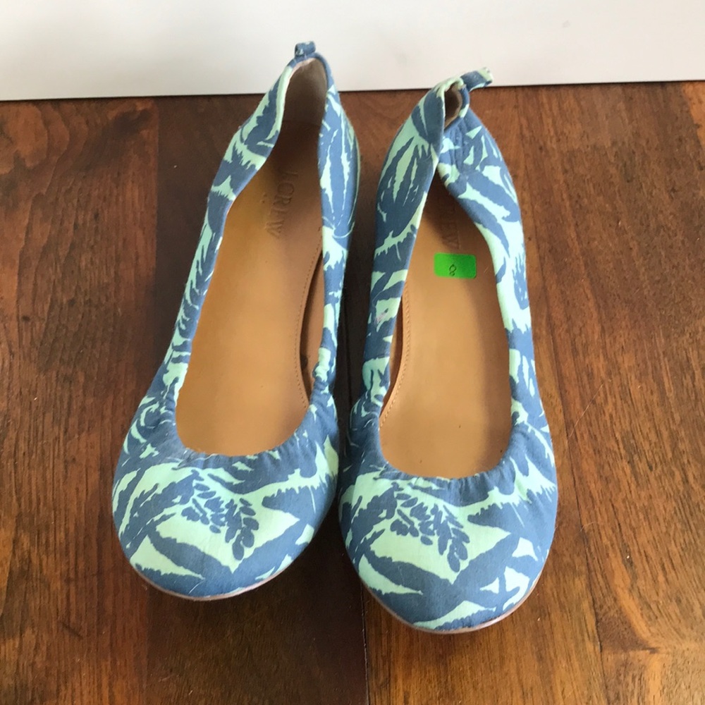 J Crew ballet flats size 8